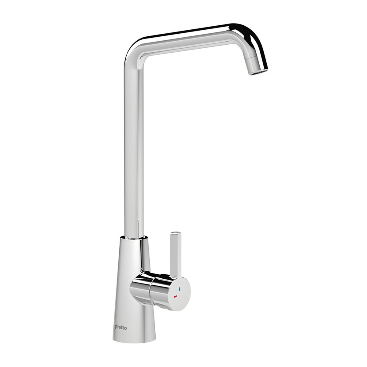 STRETTO - Monomando Lavaplatos Caño Recto Antigota Cromo