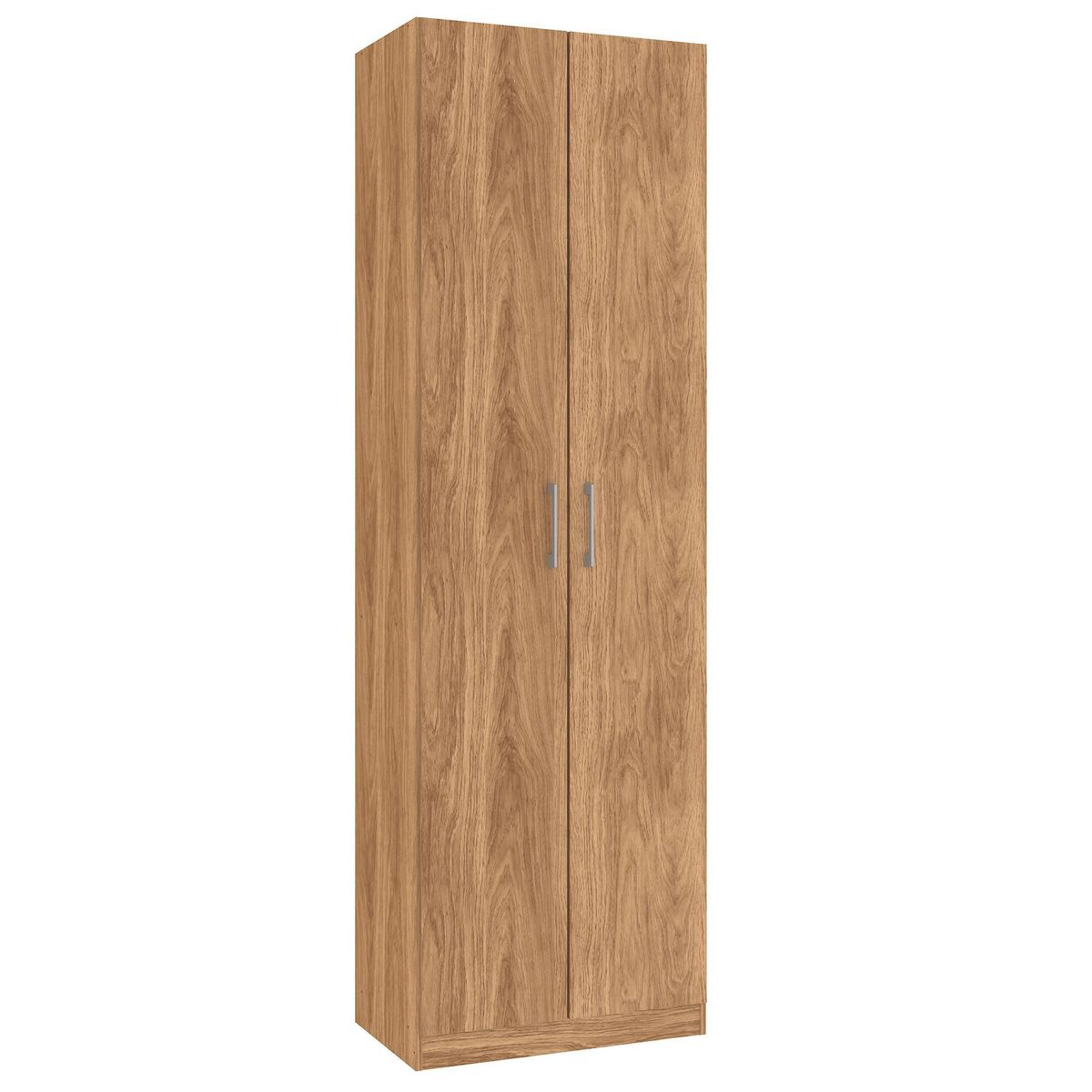 MOBILFRANK - Closet Organizador 2 Puerta(s) 4 Repisa(s) 57x182x35 cm Miel