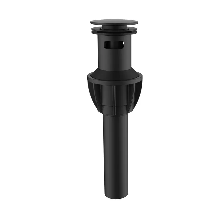 Desagüe negro push button con rebalse p/lv