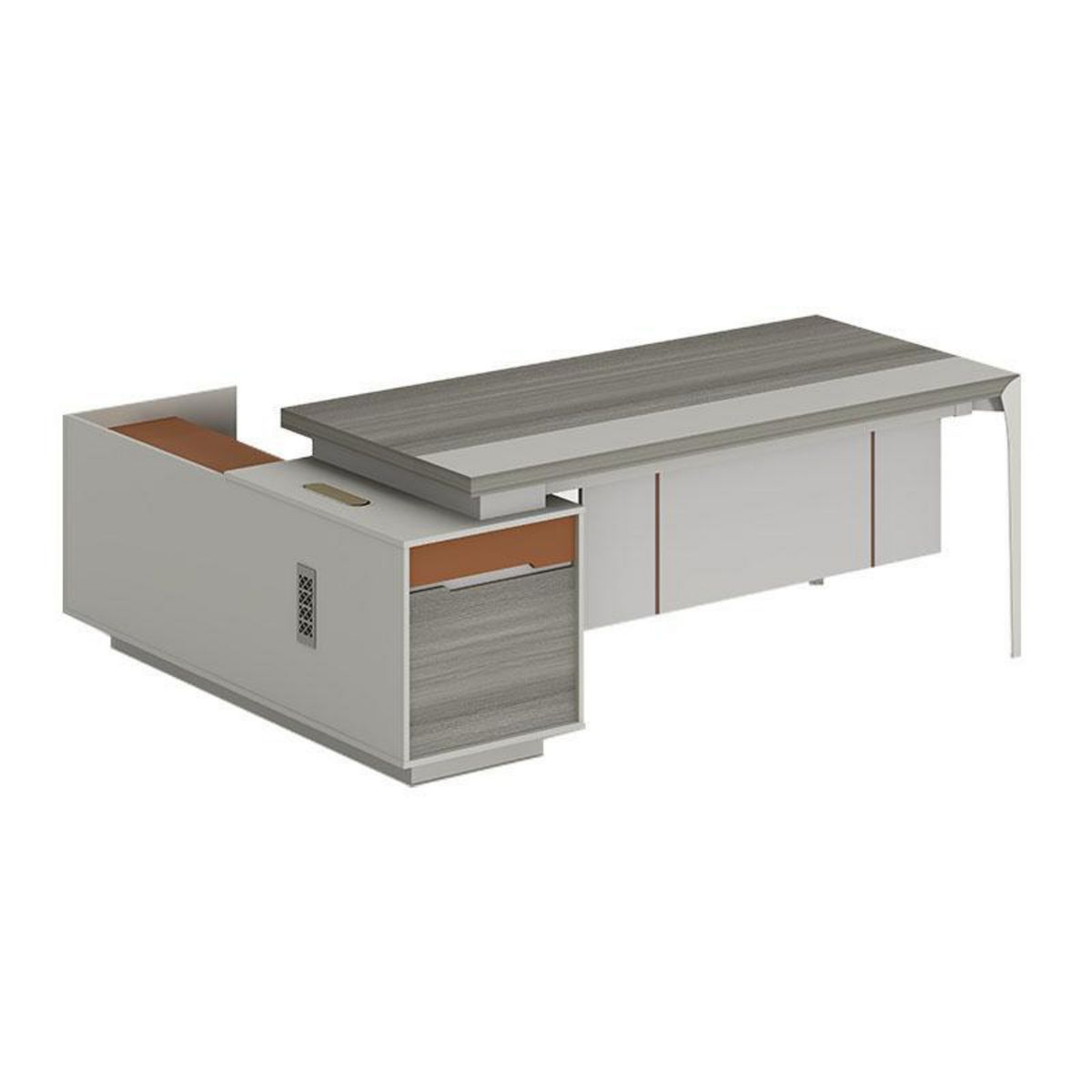 RODLER - Escritorio Invictus Blanco 180x75x160 cm