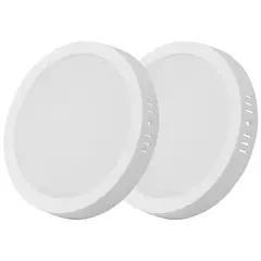 BP ILUMINACION - Pack 2 panel led Plástico Blanco 18 W