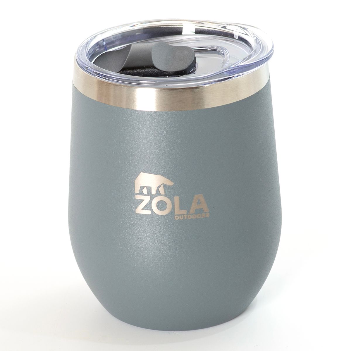 ZOLA OUTDOORS - Mug 350 ml Acero Inoxidable Gris