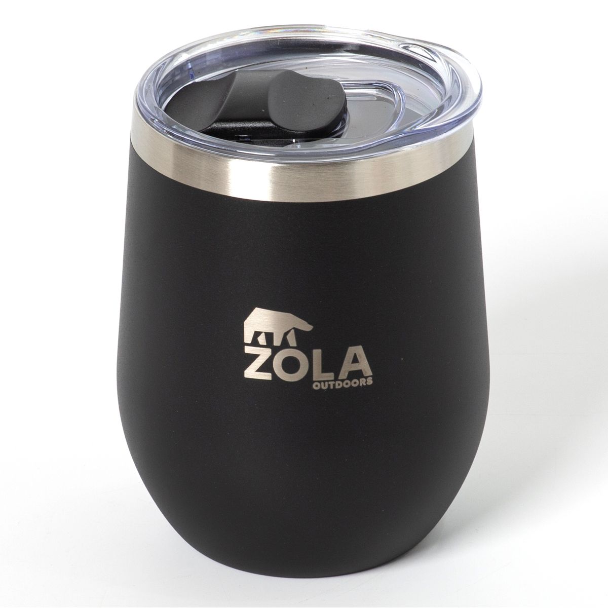 ZOLA OUTDOORS - Mug 350 ml Acero Inoxidable Negro