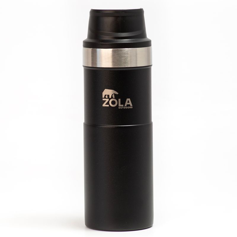 ZOLA OUTDOORS - Mug 500 ml Acero Inoxidable Negro