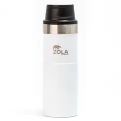 ZOLA OUTDOORS - Mug 500 ml Acero Inoxidable Blanco