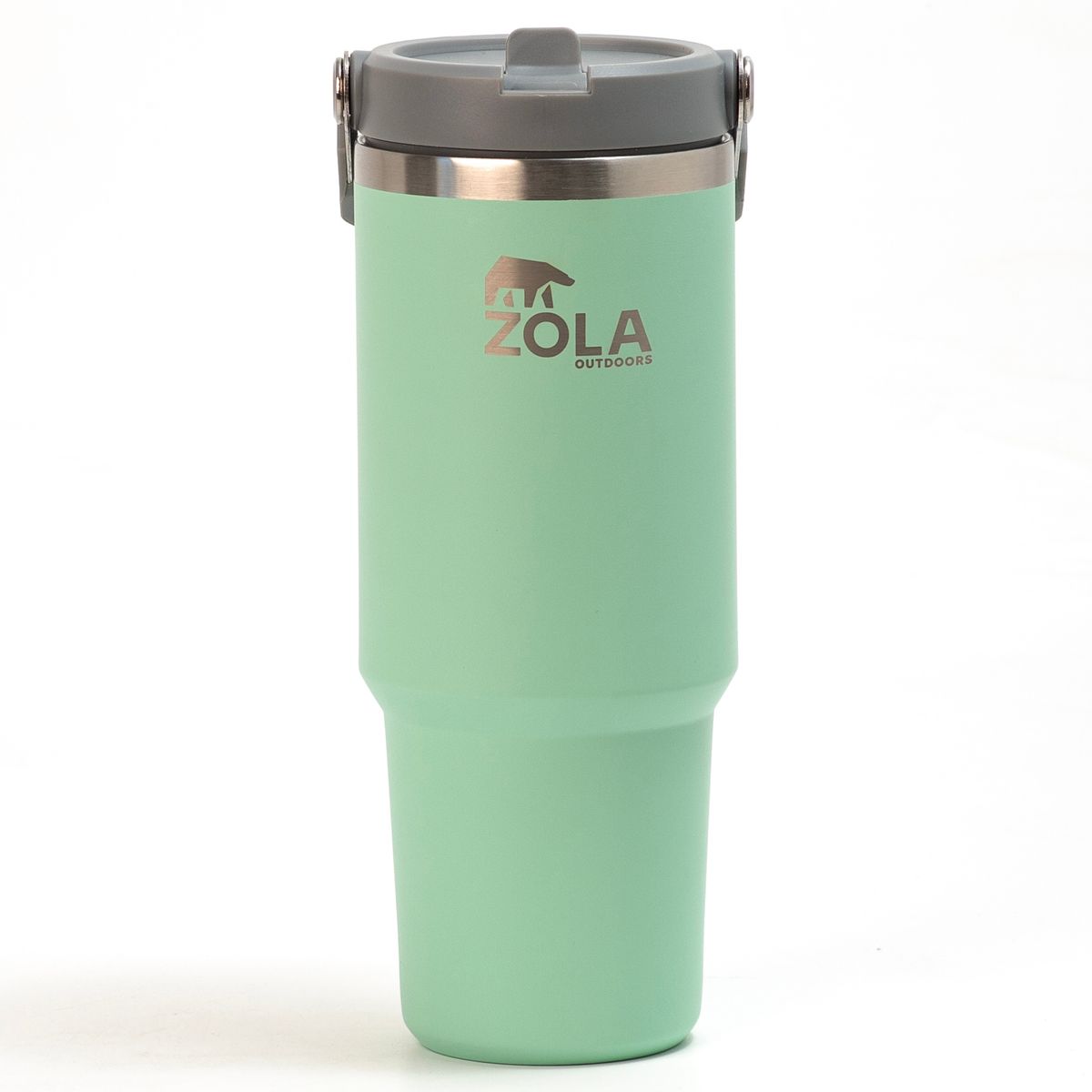 ZOLA OUTDOORS - Botella Térmica Handle Flip 890 ml Verde Menta