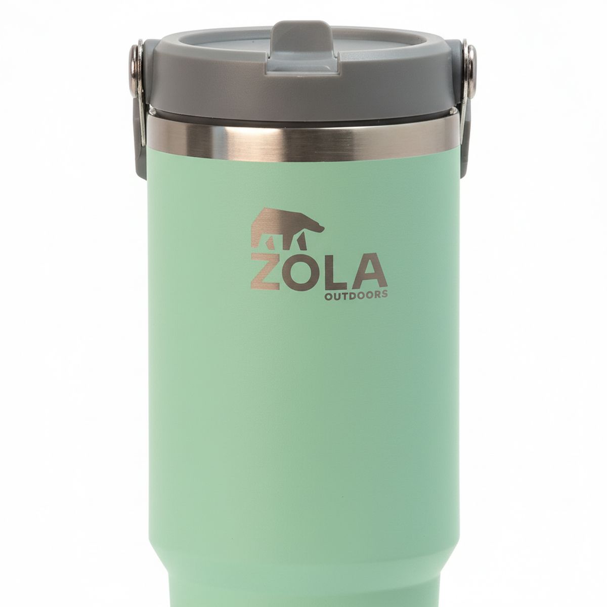 ZOLA OUTDOORS - Botella Térmica Handle Flip 890 ml Verde Menta