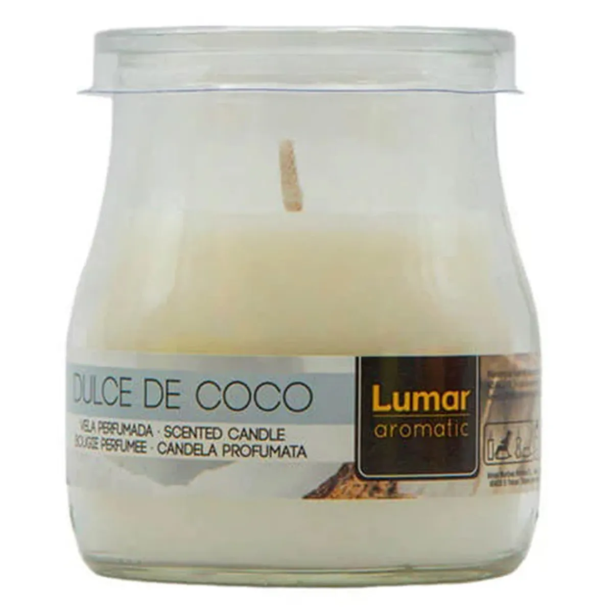 LUMAR - Vela yogurt, aroma dulce de coco
