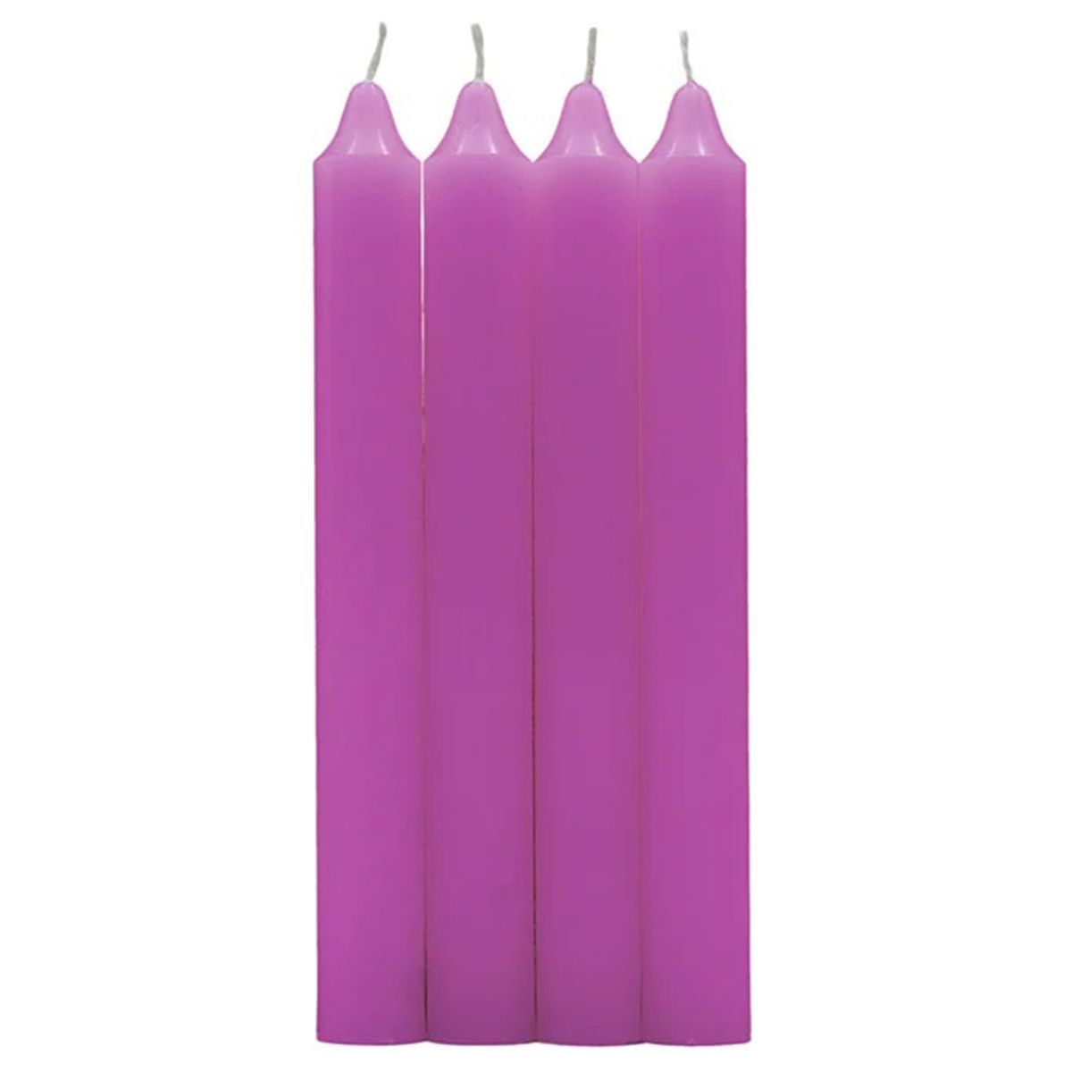LUMAR - Pack 4 velas candelabro, aroma lila