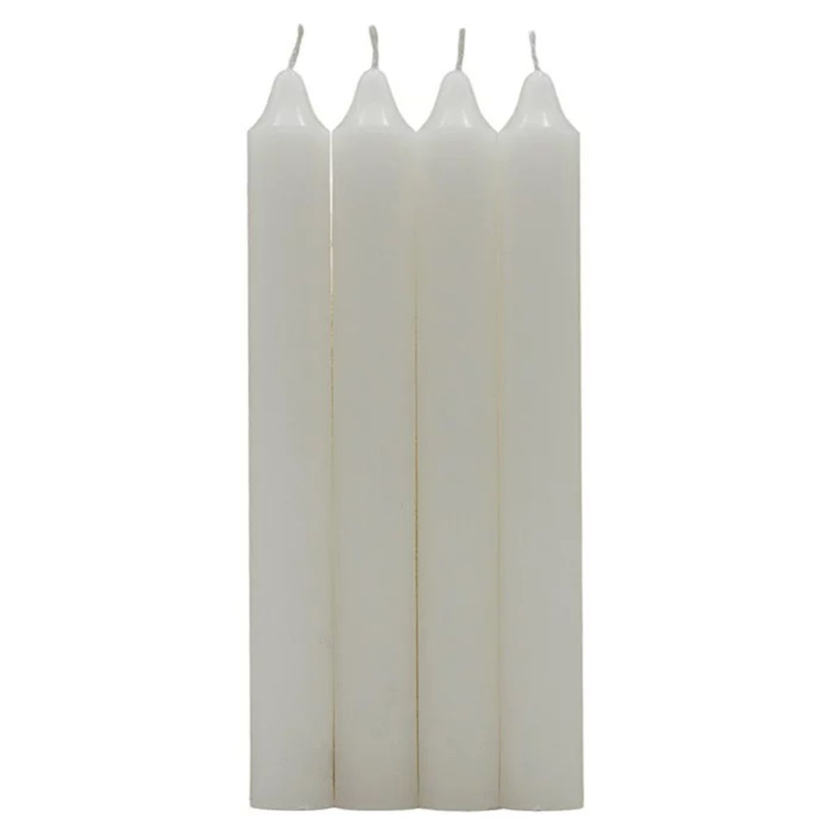 LUMAR - Pack 4 velas candelabro, aroma blanco