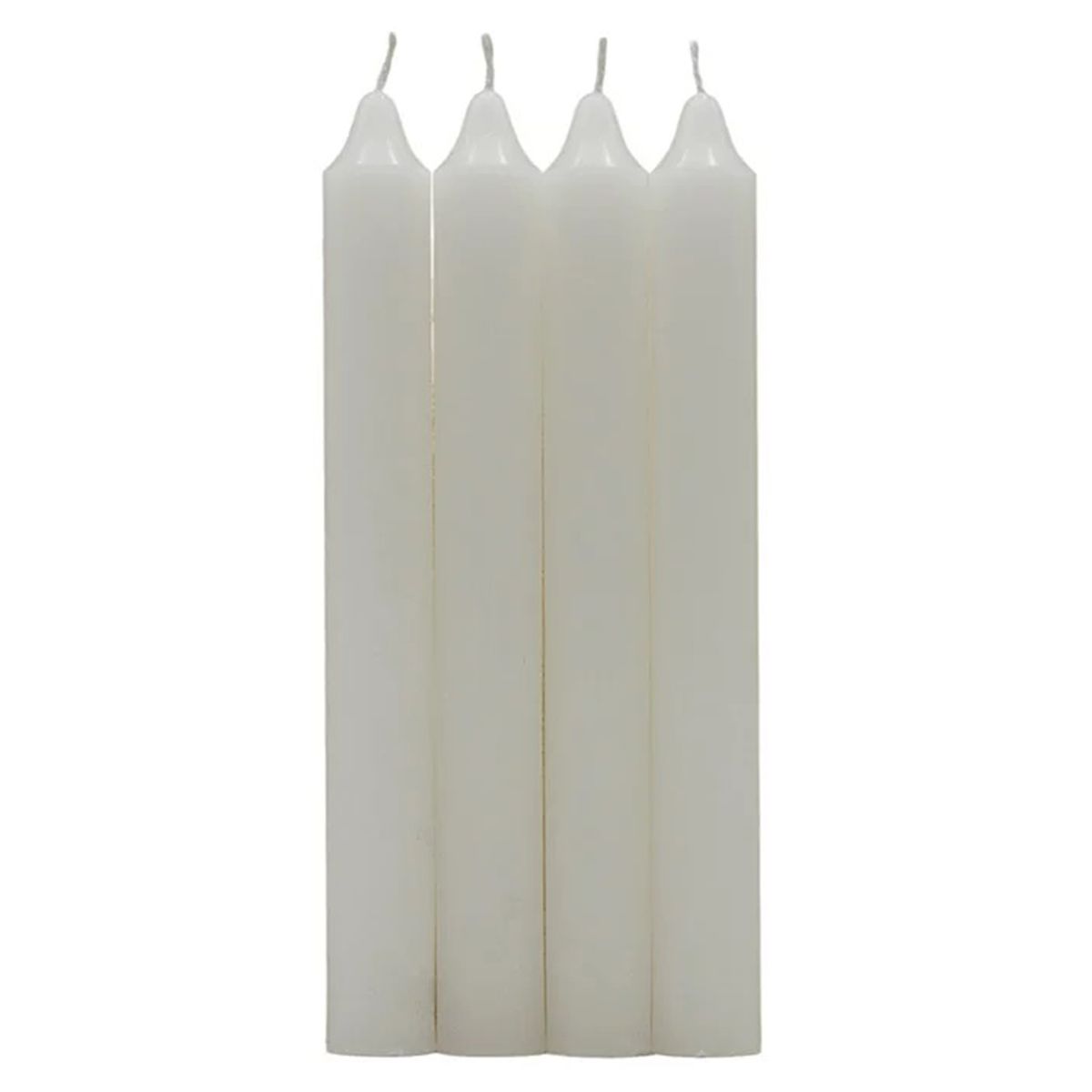 LUMAR - Pack 4 velas candelabro, aroma blanco