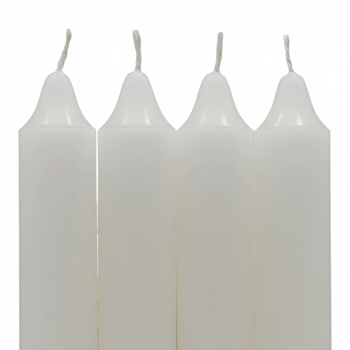 Pack 4 Velas Candelabro Blanco, marca LUMAR - Foto 2