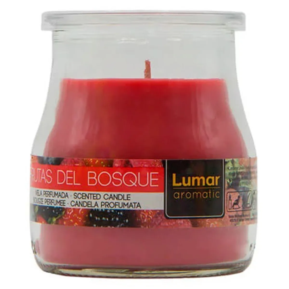 LUMAR - Vela yogurt, aroma frutas del bosque