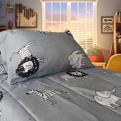 Imagen 2 del producto Plumón 1.5 plazas Jungle Variado