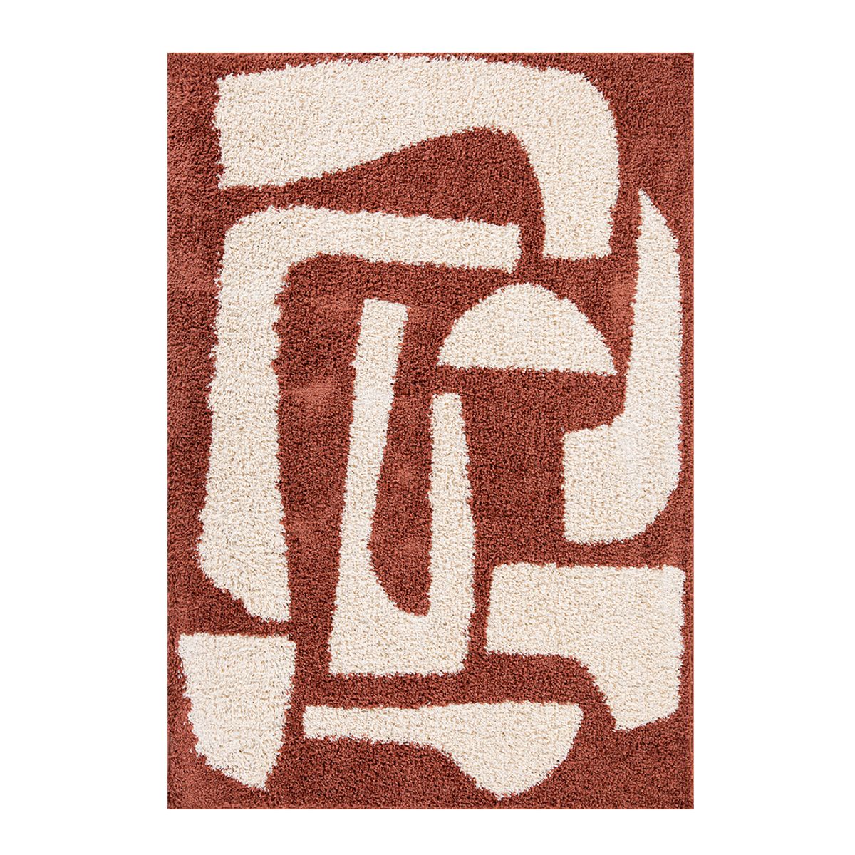 IDETEX - Alfombra Monet 150x200 cm Polipropileno Rojo