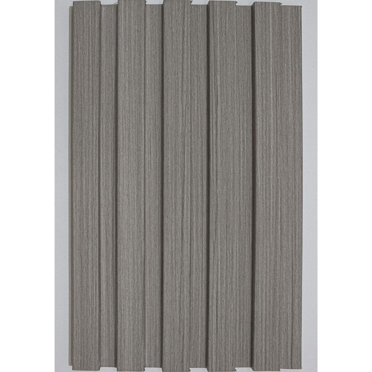 KLIPEN - Revestimiento SPC Muro Decorativo Monaco 15.5x0.9 cm Gris 2.61 m2