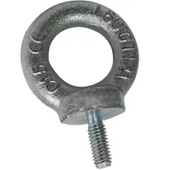 MAMUT - Perno ojo sin tuerca zincado brillante 6mm colgante 1 unidad