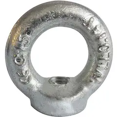 MAMUT - Tuerca de ojo zincado brillante M12x30 colgante 1 unidad