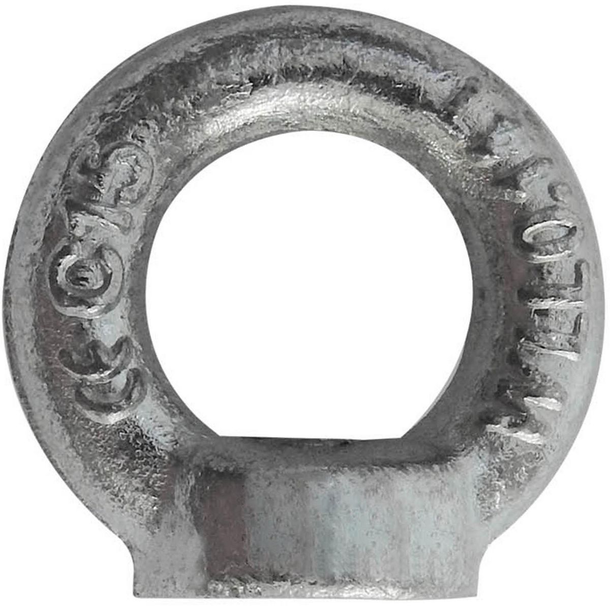 MAMUT - Tuerca de ojo zincado brillante M18x35 colgante 1 unidad