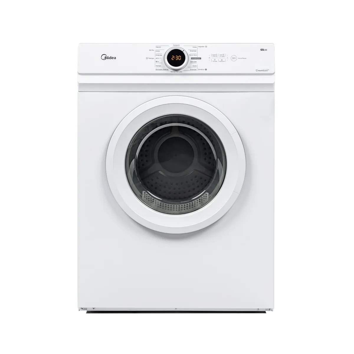MIDEA - Secadora 10 kg Carga Frontal con Evacuación Blanco MD100A100/W2