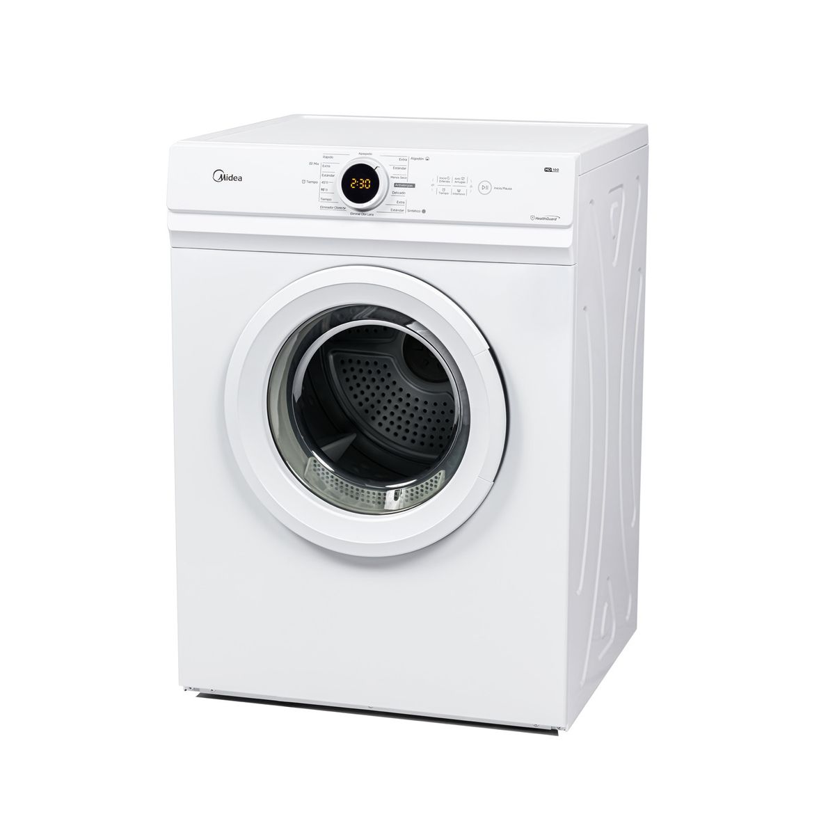 MIDEA - Secadora 10 kg Carga Frontal con Evacuación Blanco MD100A100/W2