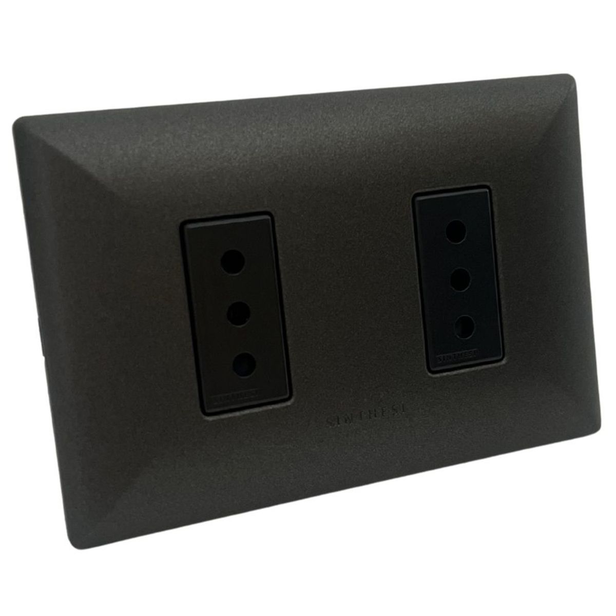 SINTHESI - Tomacorriente Duplex 10 A Noir