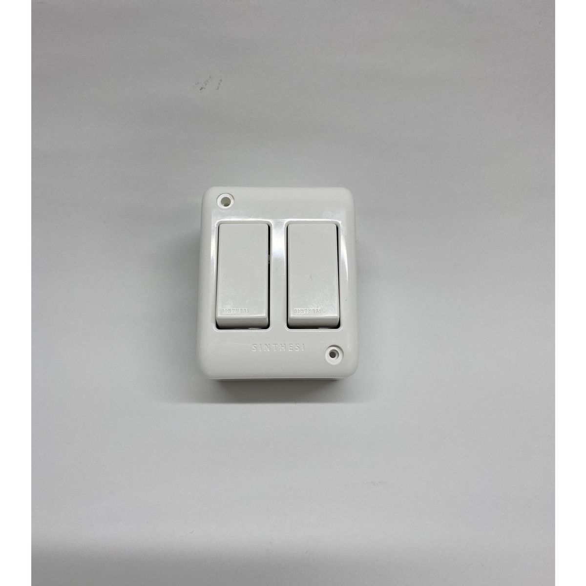 SINTHESI - Casquete interruptor 9/12 doble armado S17 blanco