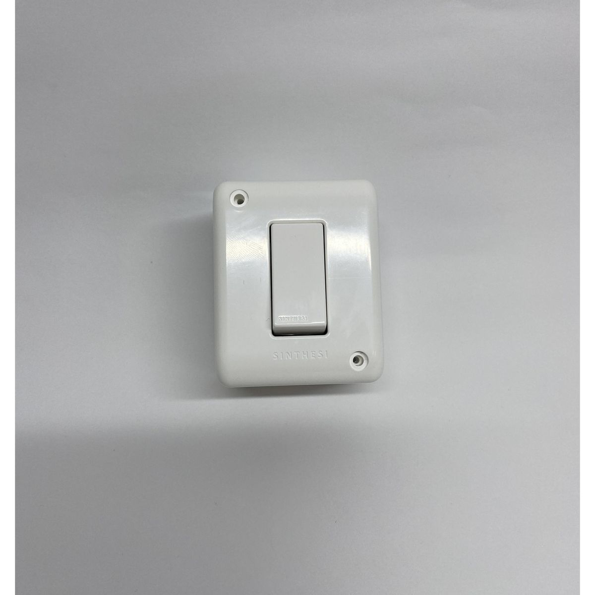 SINTHESI - Casquete interruptor 9/12 simple armado S17 blanco