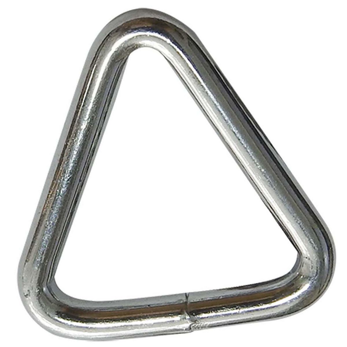 MAMUT - Anillo triangular zincado brillante 6mm50x50 colgante 2 unidades