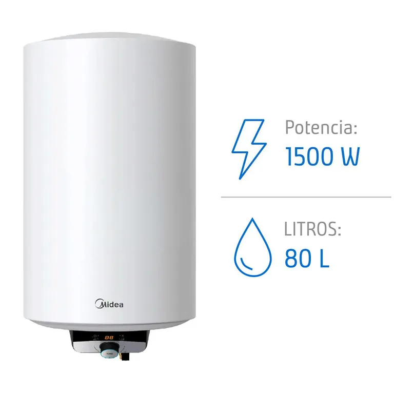 Termo con Wifi Eléctrico 80 Litros 1500 W de Muro