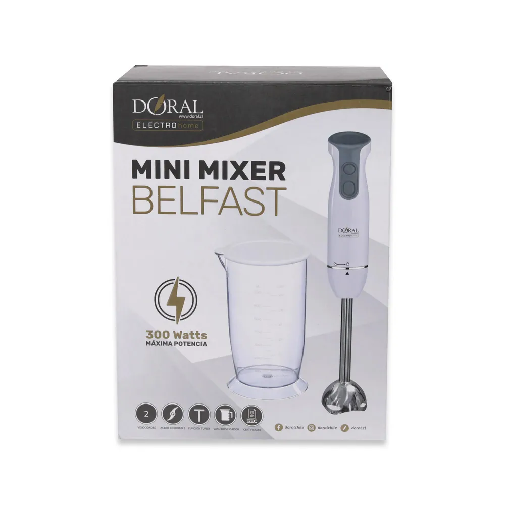 Doral Mini Mixer Belfast Blanco, foto 3