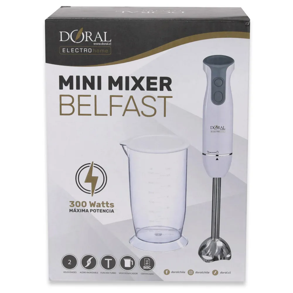 Doral Mini Mixer Belfast Blanco, foto 6