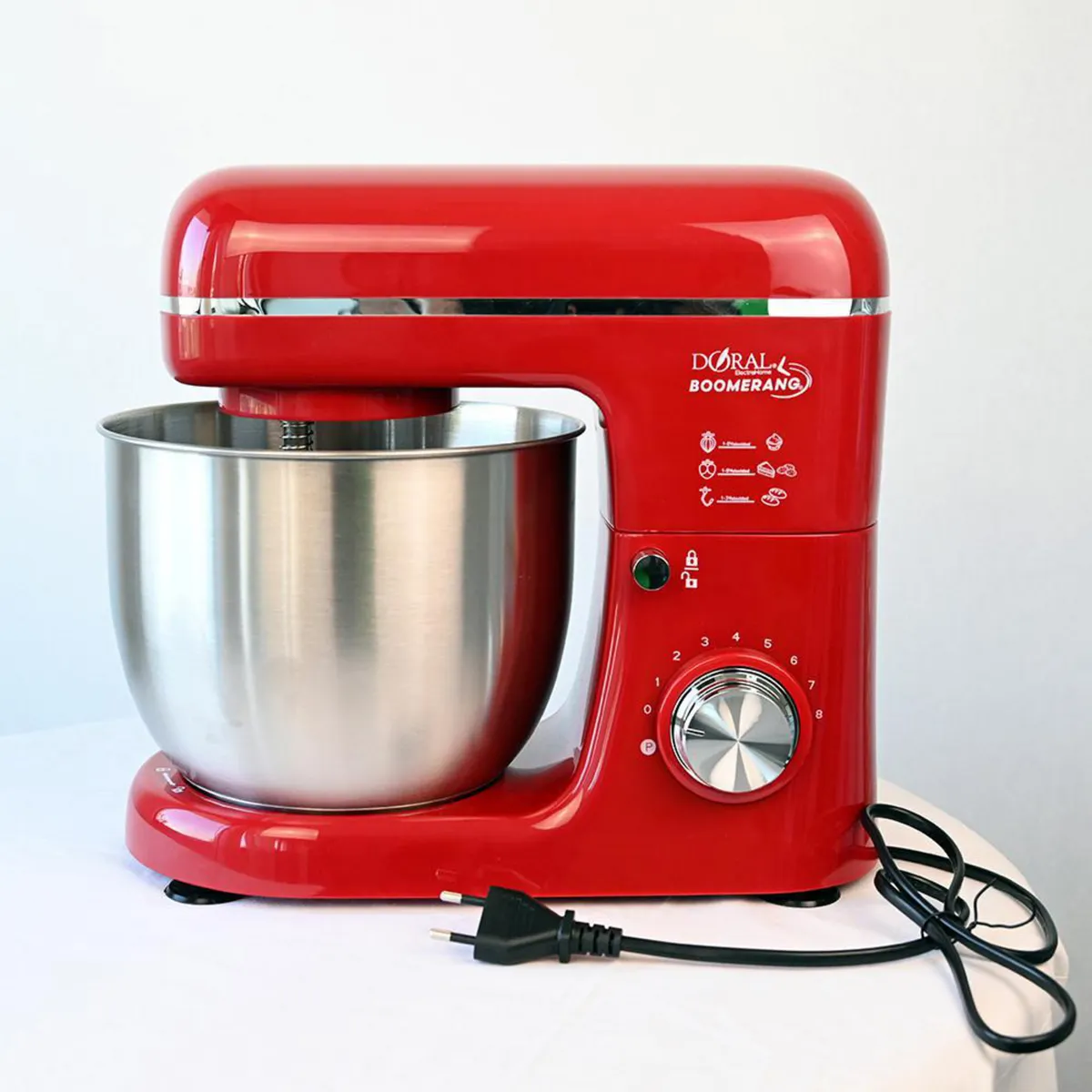 DORAL - Batidora de Pedestal 5 l 900 W Rojo Boomerang