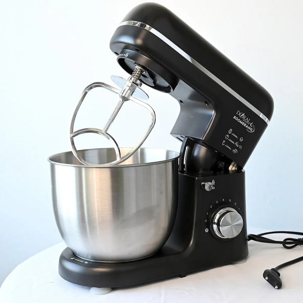 DORAL - Batidora de Pedestal 5 l 900 W Negro Boomerang