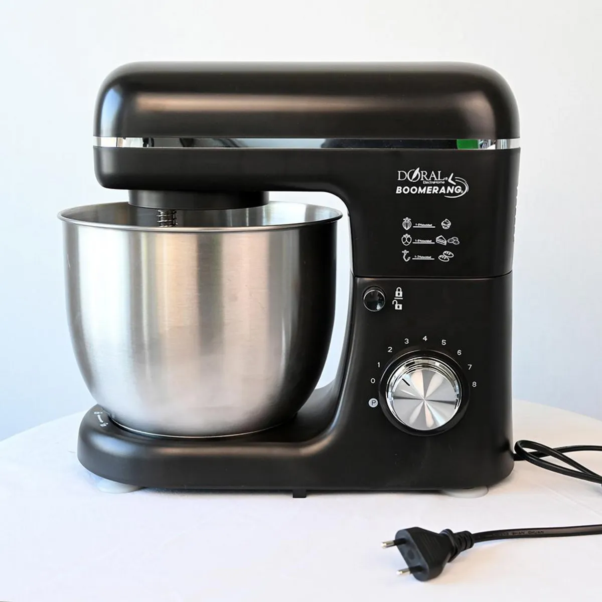 DORAL - Batidora de Pedestal 5 l 900 W Negro Boomerang