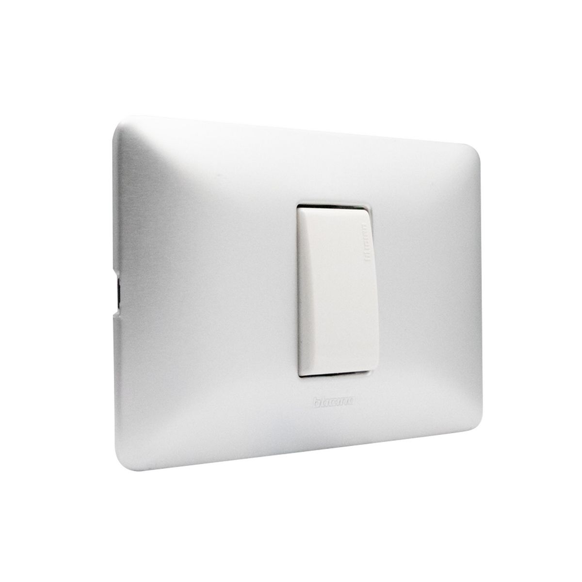 BTICINO - Interruptor simple 9/24 Aluminio Matix