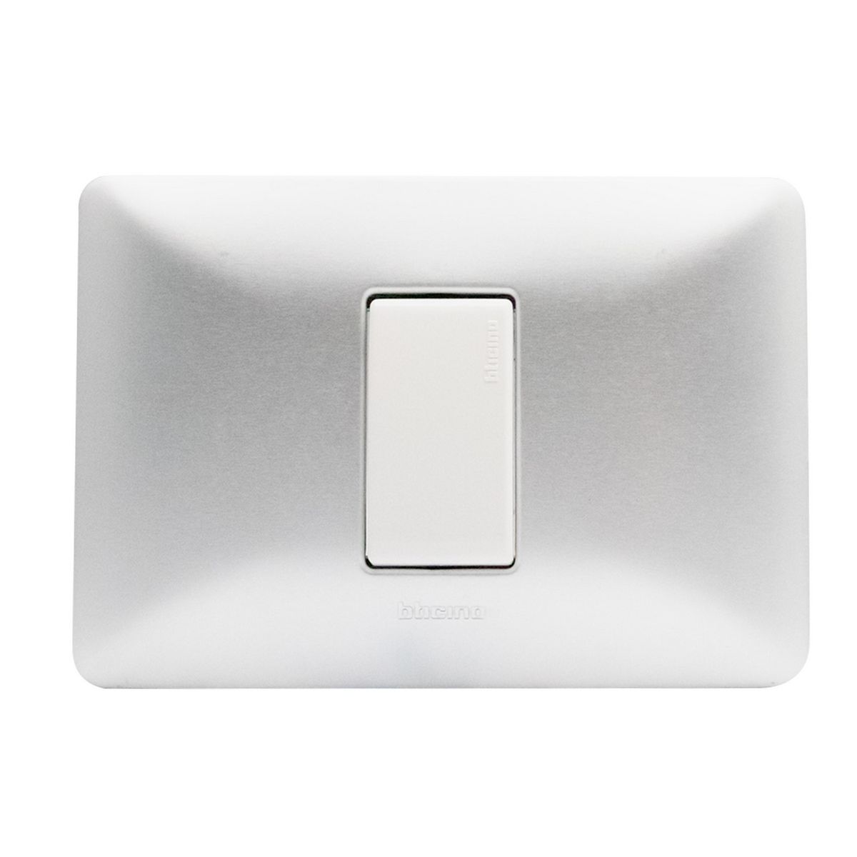 BTICINO - Interruptor simple 9/24 Aluminio Matix