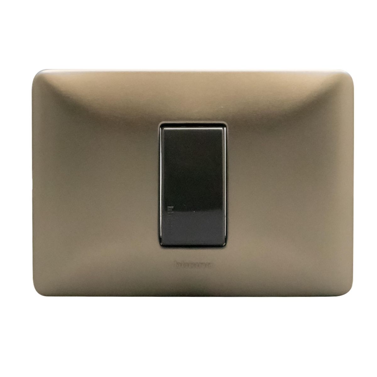 BTICINO - Interruptor simple 9/24 Titanio Matix