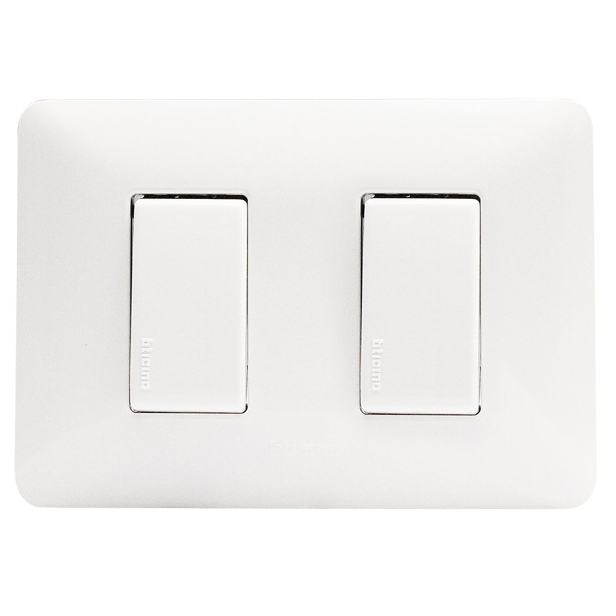 BTICINO - Interruptor armado 9/12 + 9/24 blanco Matix