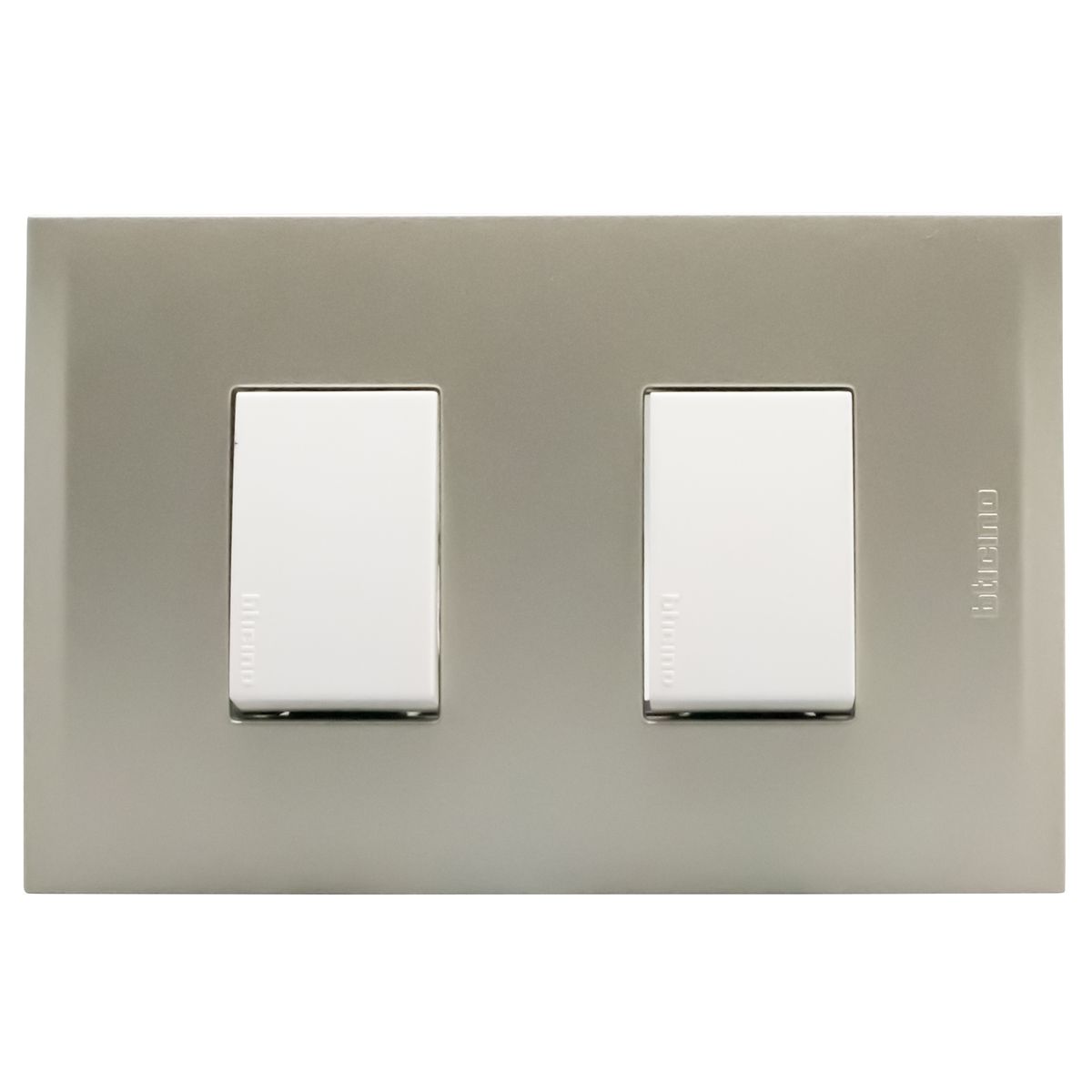 BTICINO - Interruptor doble conmutador (9/24) Perla Nobile