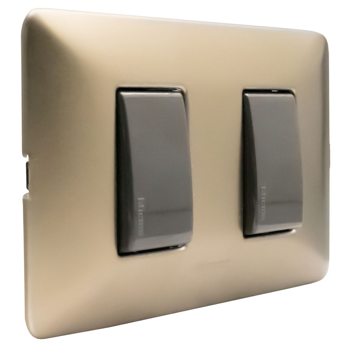 BTICINO - Interruptor armado 9/12 + 9/24 Titanio Matix