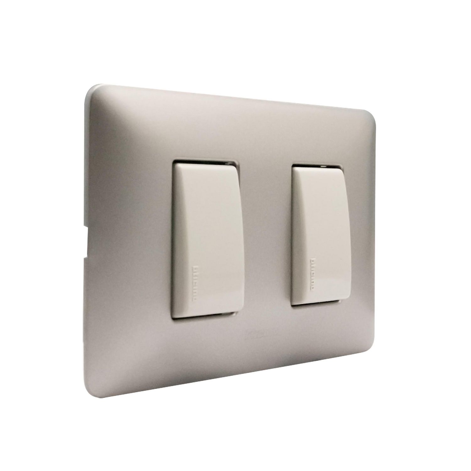 Interruptor armado 9/12 + 9/24 Titanio Dorado Matix | Sodimac