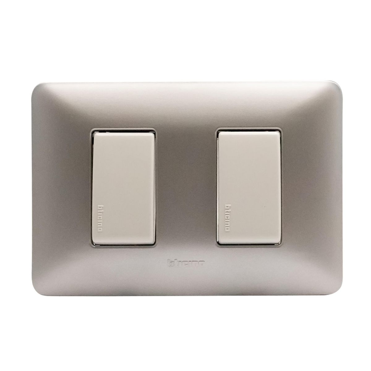 BTICINO - Interruptor armado 9/12 + 9/24 Titanio Dorado Matix