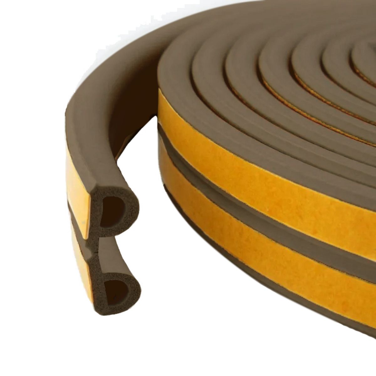 FIXSER - Profil P 9x5mm x 6 m café