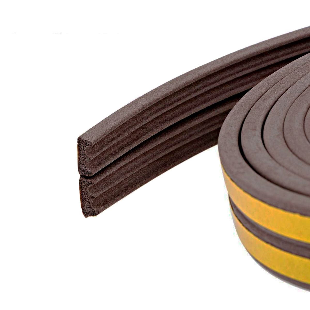 FIXSER - Profil E 9x3,5mm x 6 m café