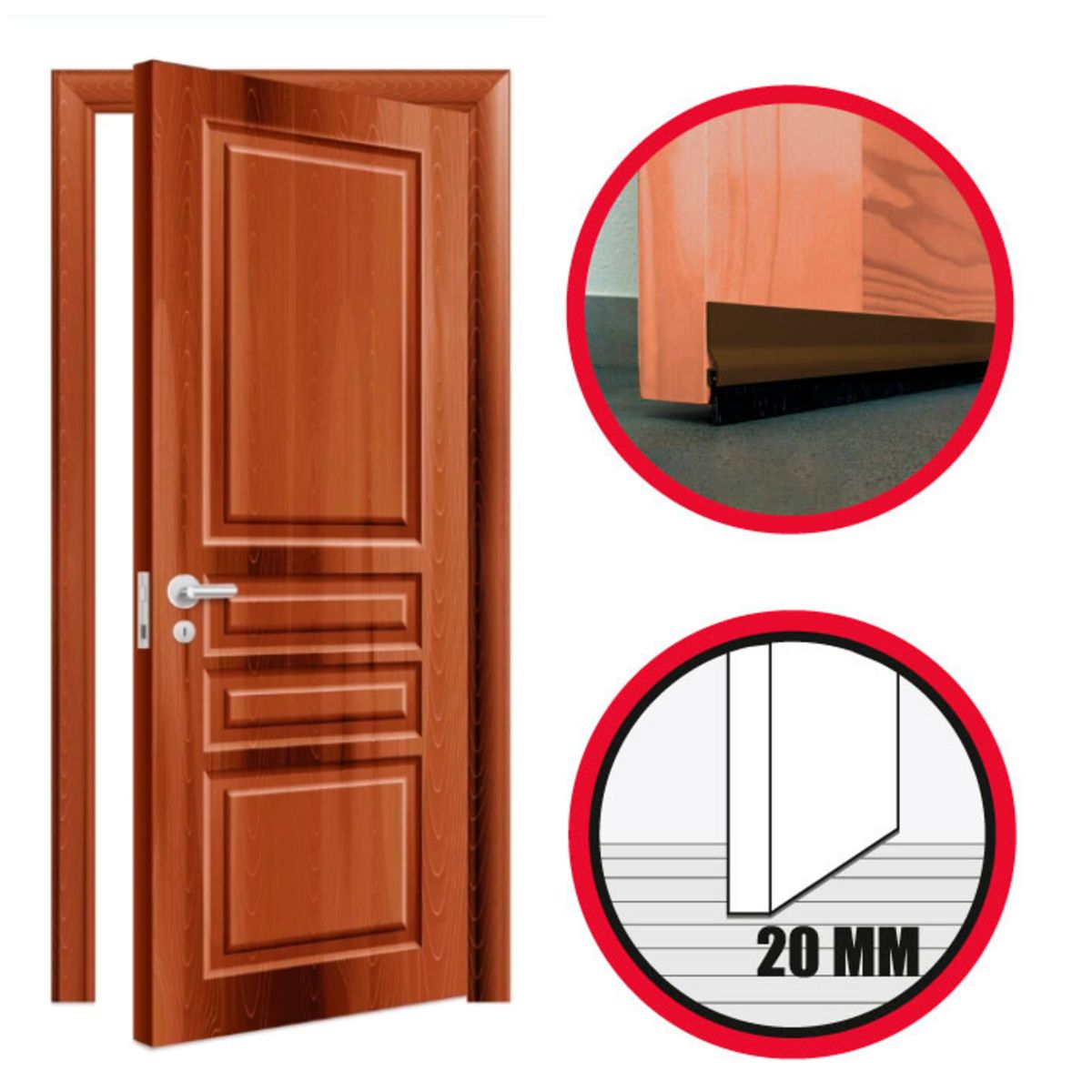 FIXSER - Guardapolvo cepillo café