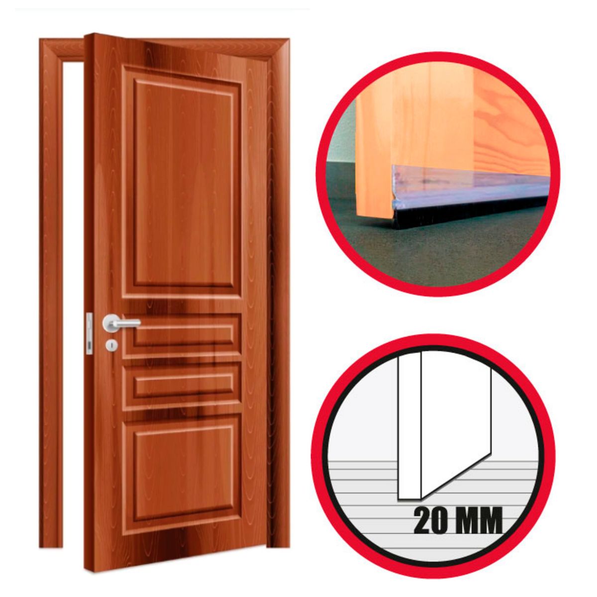 FIXSER - Guardapolvo cepillo transparente