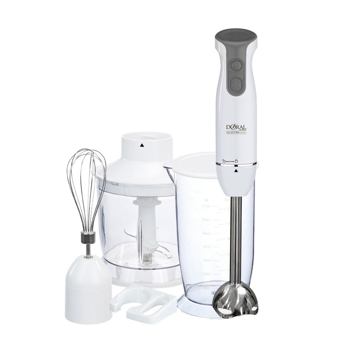 DORAL - Multi Mixer con Accesorios 0.6 Litros Blanco Belfast