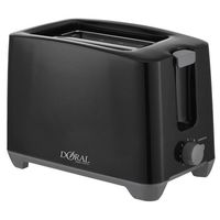 Tostador Eléctrico 2 Rebanadas Negro Toscana