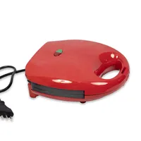 Sandwichera 750 W Genova Rojo